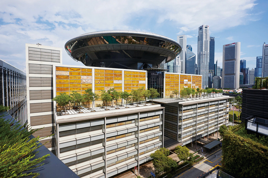 ●國際商事法庭並非香港所獨有。圖為新加坡最高法院大樓，內設新加坡國際商事法庭（SICC）。