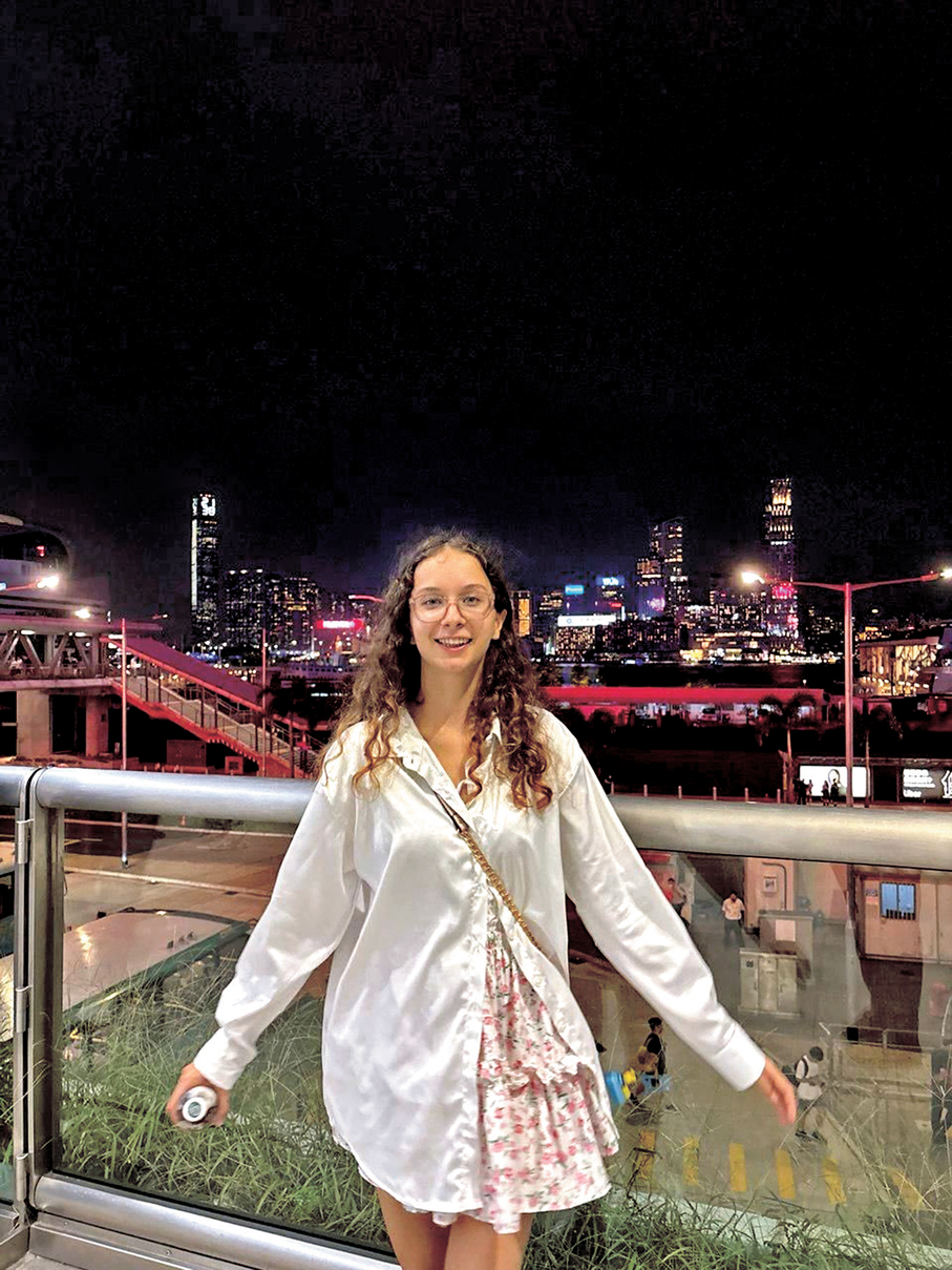 ●Yuliya Yershova在教大攻讀語文研究榮譽文學士及英文教育榮譽學士。受訪者供圖