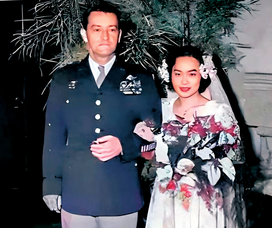 ●陳納德與陳香梅的婚禮在當時的上海灘引起巨大轟動。 作者供圖
