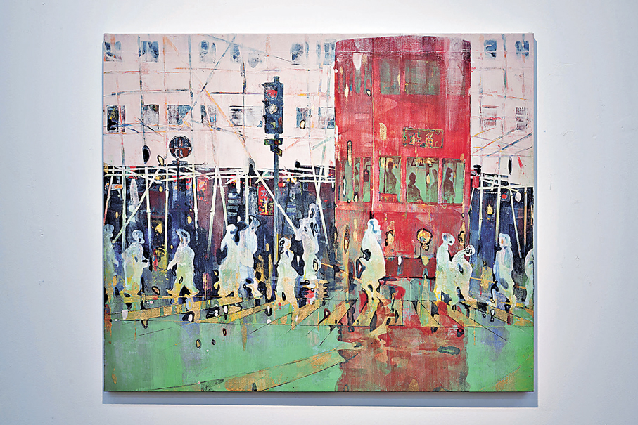 ●原澤亨輔《Tram and Bamboo》 白石畫廊供圖