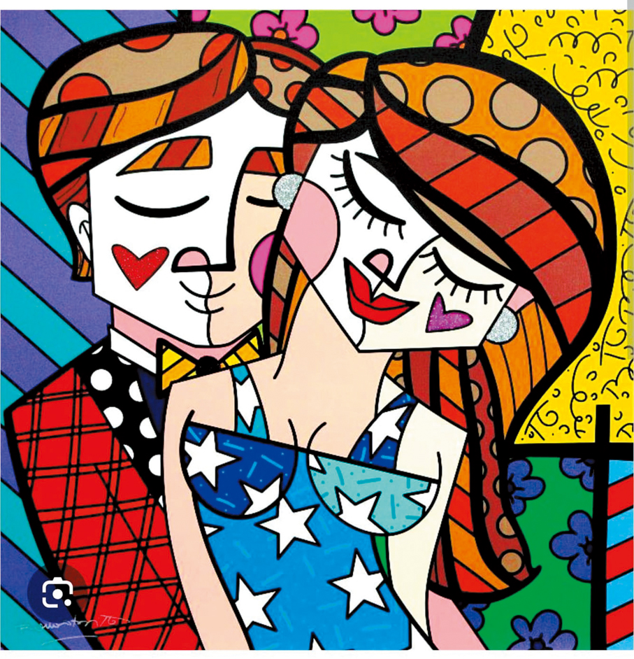 ●Romero Britto作品。  作者供圖