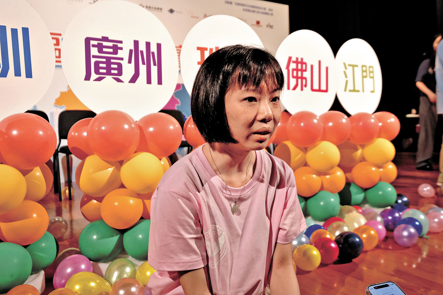 ●香港理工大學學生何銨淇。香港文匯報記者涂穴  攝