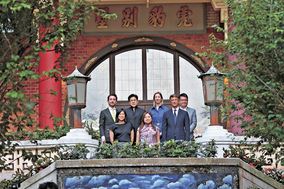 ●虎豹別墅宣布將正式活化為香港首座「文化莊園」，昨日隆重舉行啟動典禮。 香港文匯報記者萬霜靈  攝