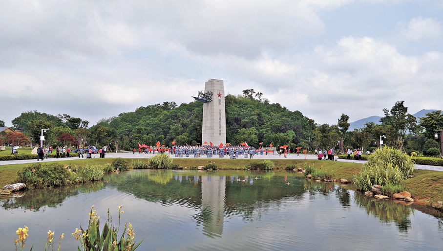 ●中央紅軍長征決策和出發重點展示園。