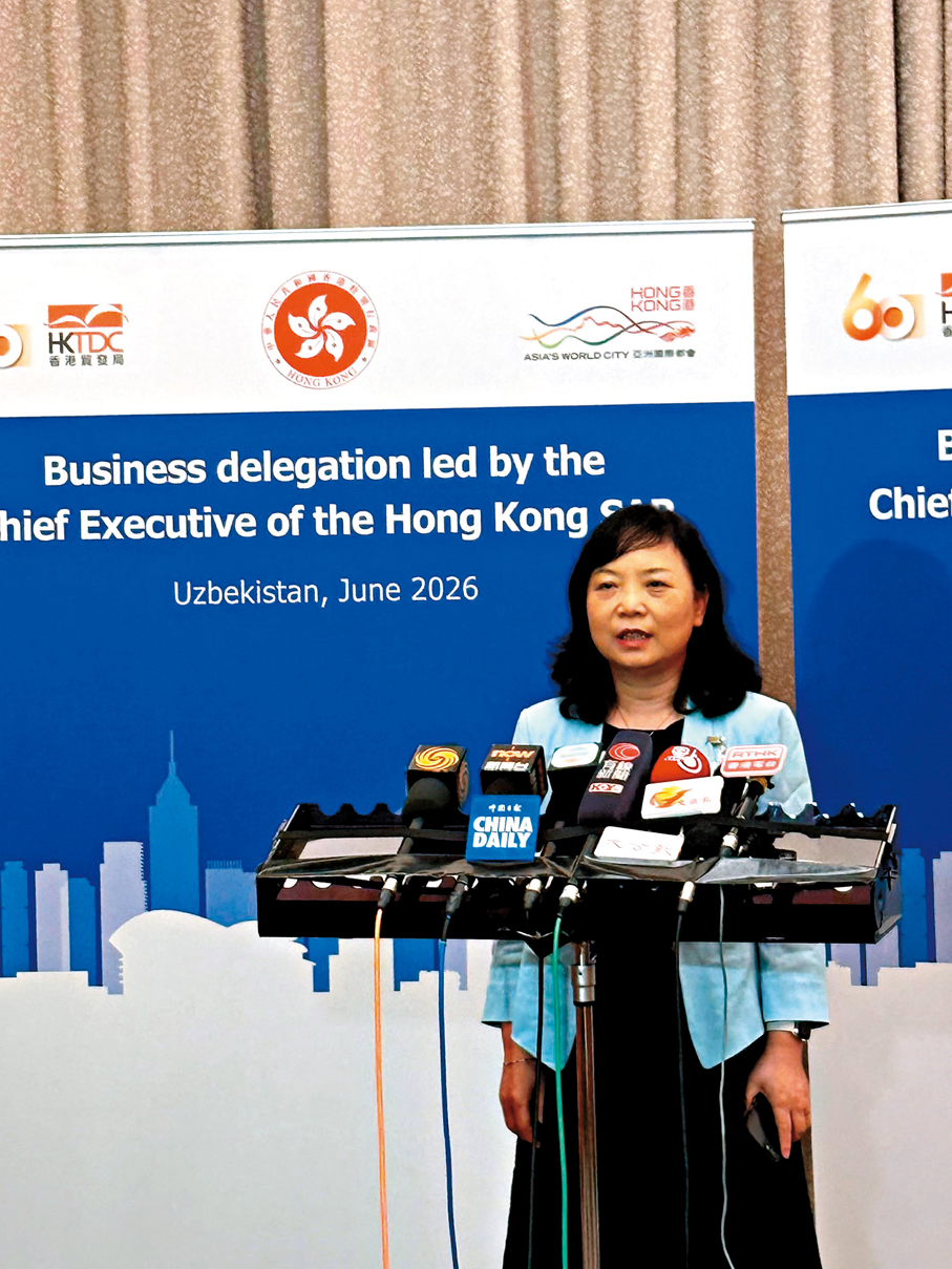 ●陝西天潤科技股份有限公司總裁陳利。香港文匯報記者盧慧穎  攝