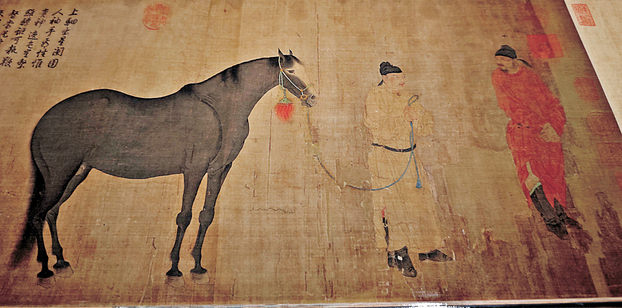 ●（元）任仁發《出圉圖》卷局部