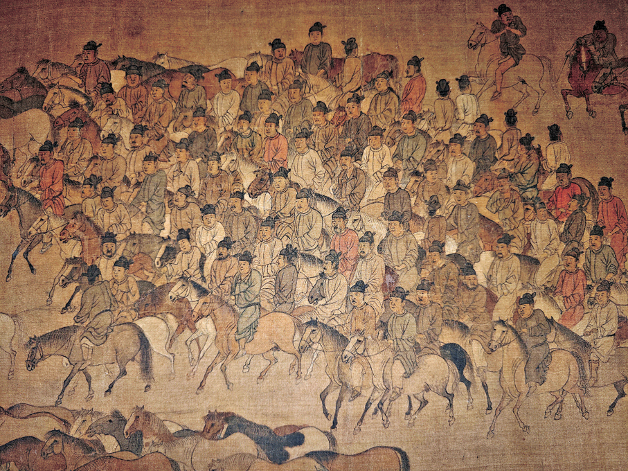 ●（宋）李公麟《摹韋偃牧放圖》卷局部
