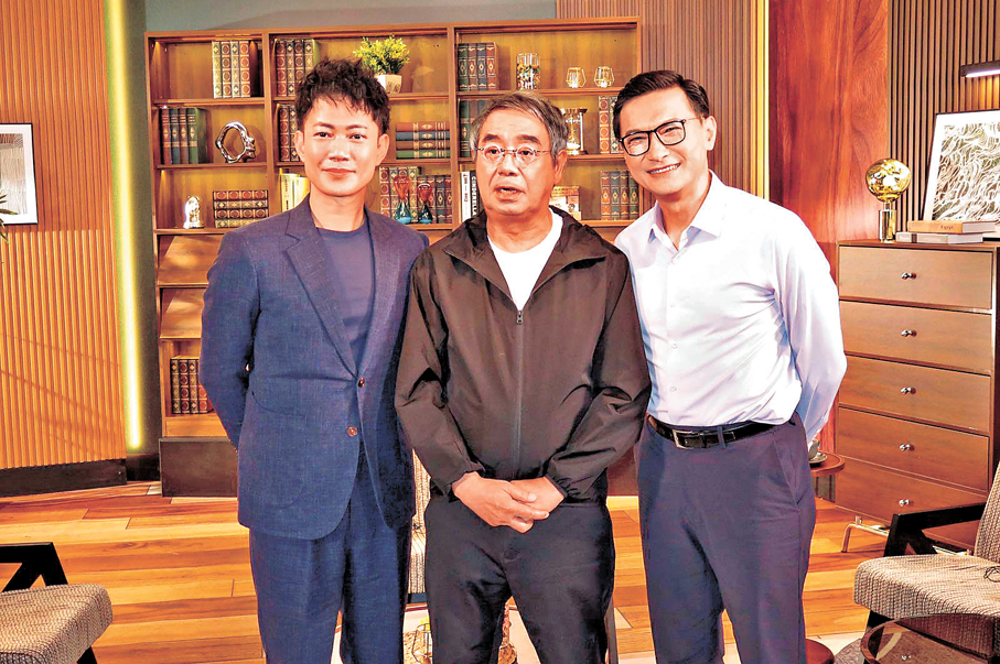 ●（左起）敖嘉年、鄭家成與陳錦鴻分享人生經歷。   香港文匯報記者阿祖  攝