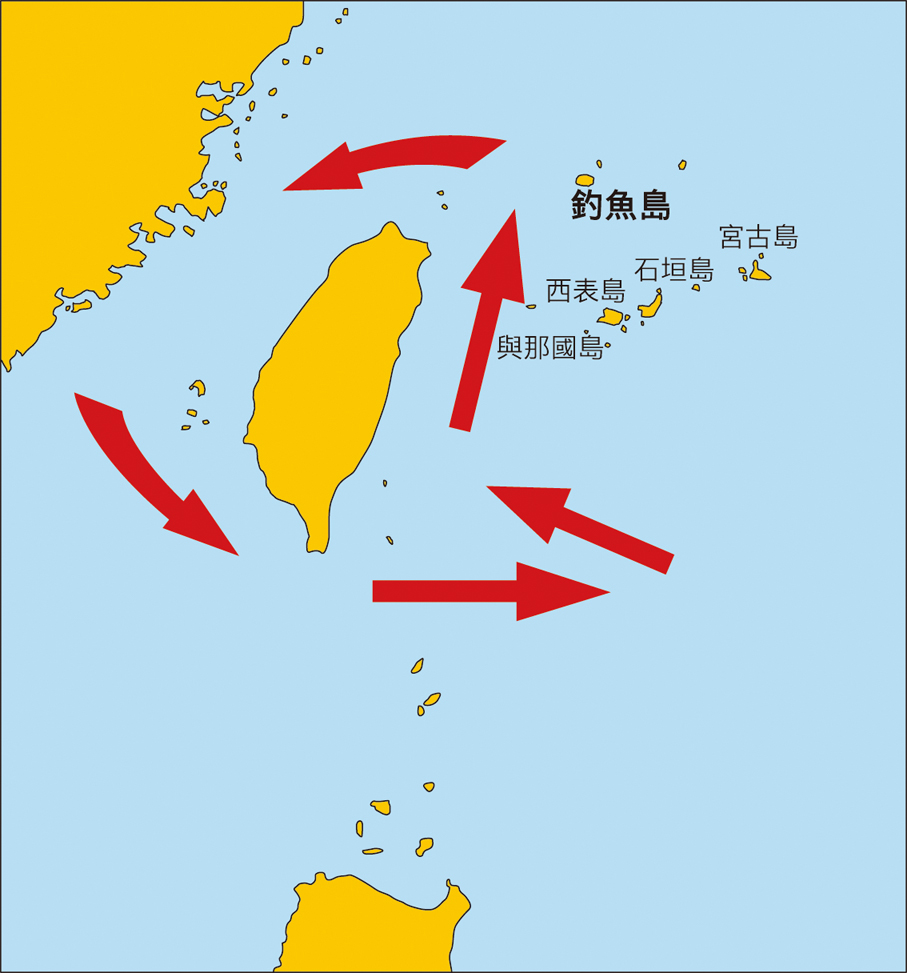 ●圖為「台灣島東部海域海上交通專項執法與掃測行動示意圖」。福建海事局