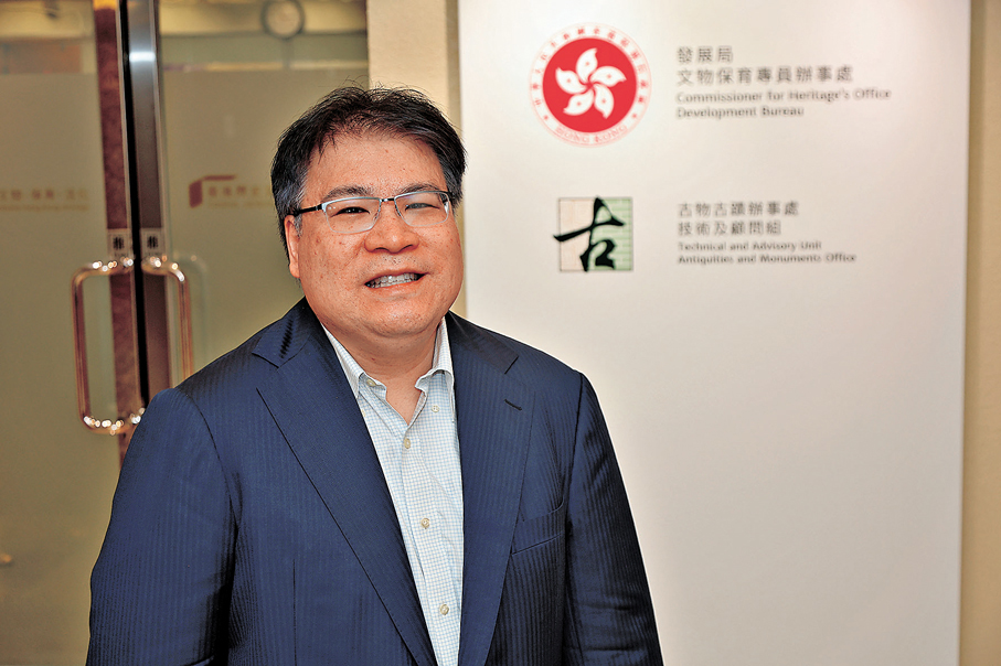 ●發展局文物保育專員梁子琪。香港文匯報記者黃艾力  攝