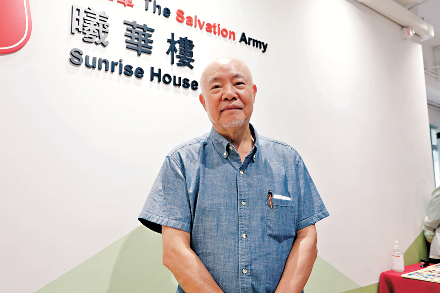 ●住戶林先生。 香港文匯報記者黃艾力  攝