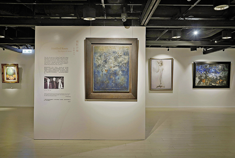 ●展場C位的趙無極1955 年作《夜之森林》