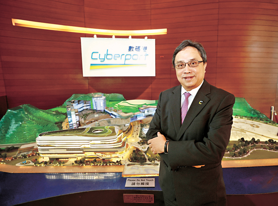 ●數碼港主席陳細明。香港文匯報記者郭木又  攝