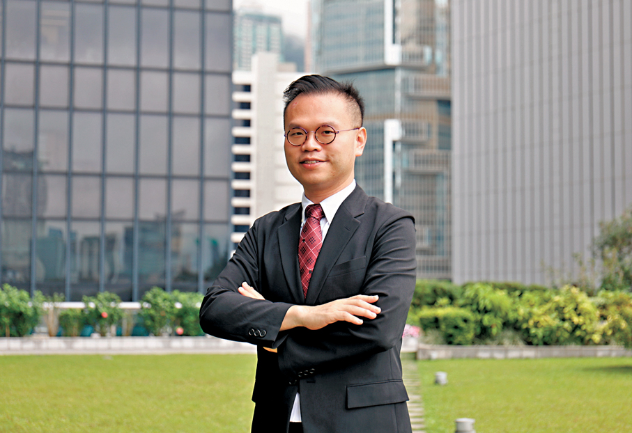 ●范凱傑接受香港文匯報專訪。 香港文匯報記者黃艾力  攝