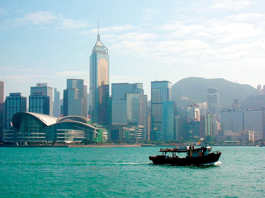 ●香港維多利亞港。