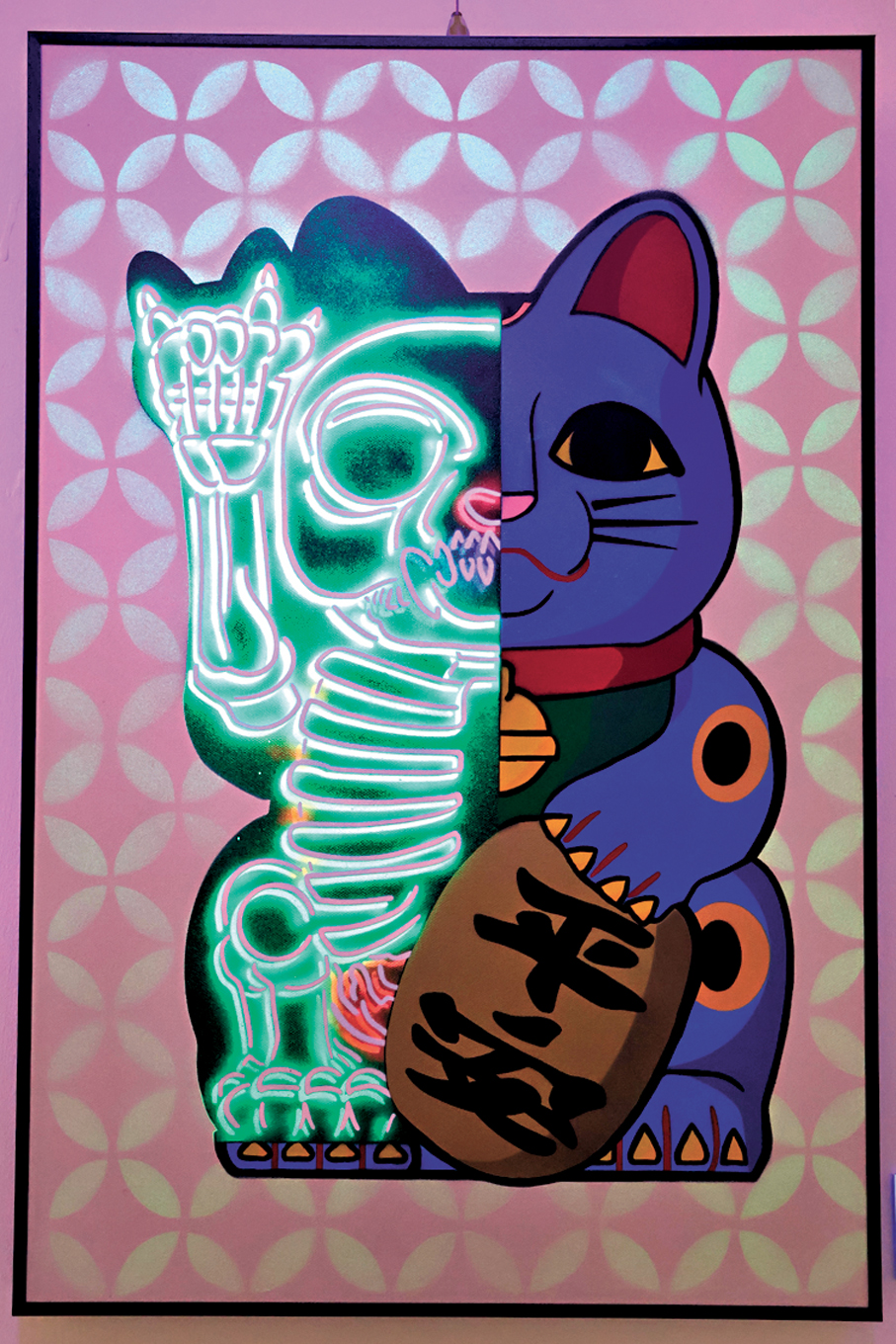 ●Billy Hung《Kouun Neko 50:50 Shippo （Reverse）Blue》