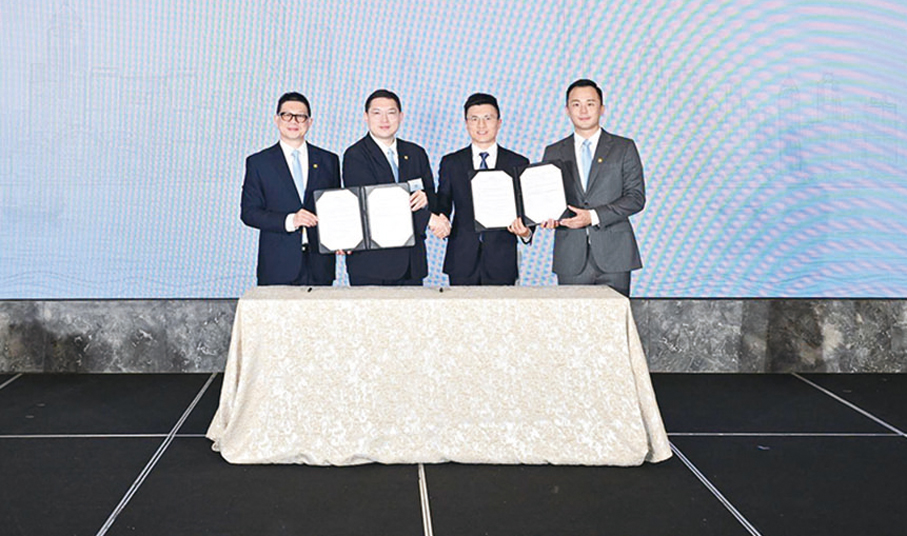 ●香港青年新創見與長和翡翠簽定合作備忘錄。