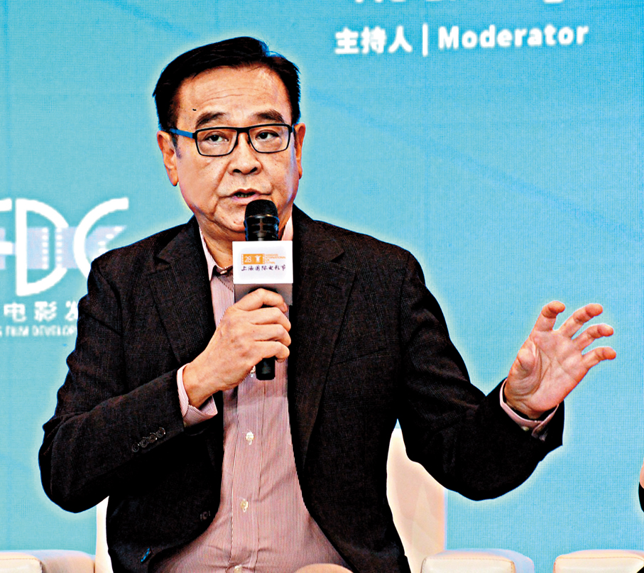 ●爾冬陞對新生代創作者的整體表現十分認可。  香港文匯報記者夏微  攝