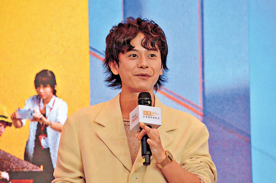 ●戴玉麒分享拍戲收穫。香港文匯報記者夏微  攝