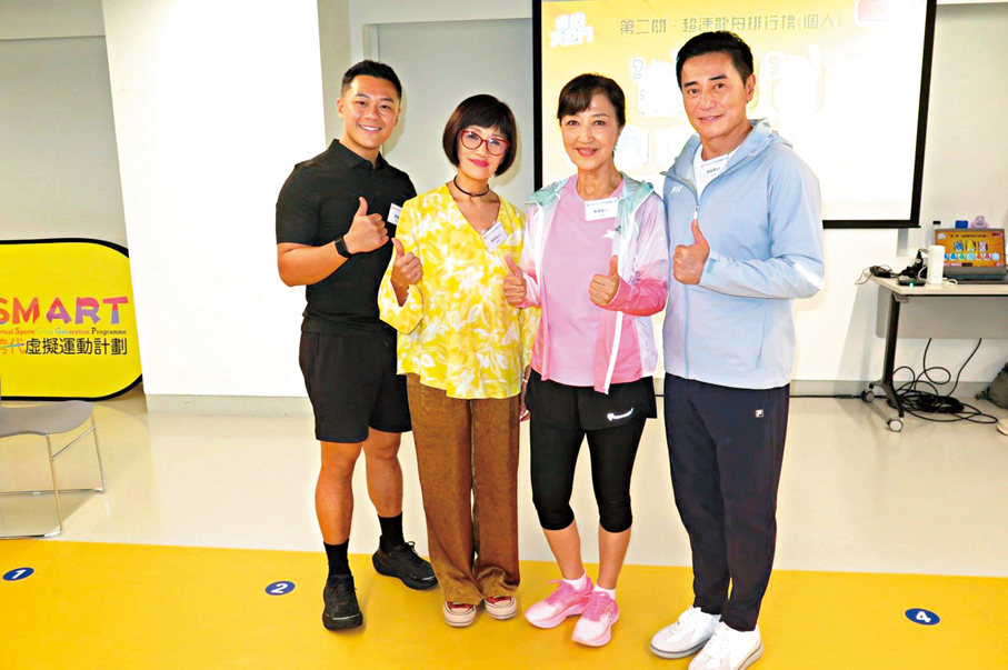 ●(右起)歐瑞偉、馬海倫、韓馬利及關曜儁一起出席活動。 香港文匯報記者阿祖 攝
