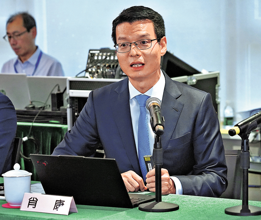 ●中國移動國際有限公司企業業務部副總經理肖康。香港文匯報記者曾興偉 攝