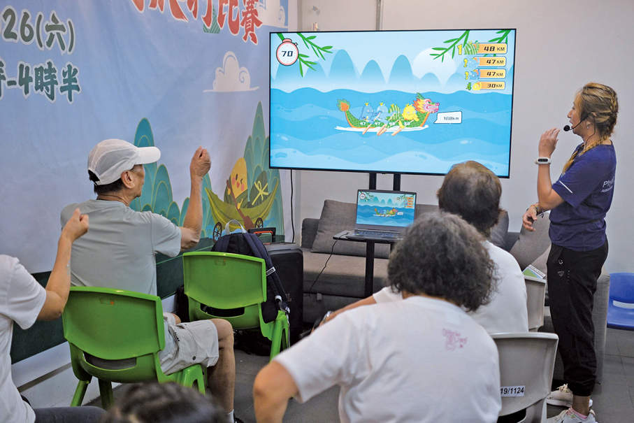 ●VR扒龍舟體驗。