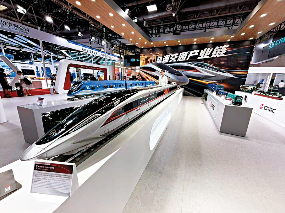 ●復興號CR450動車組列車模型