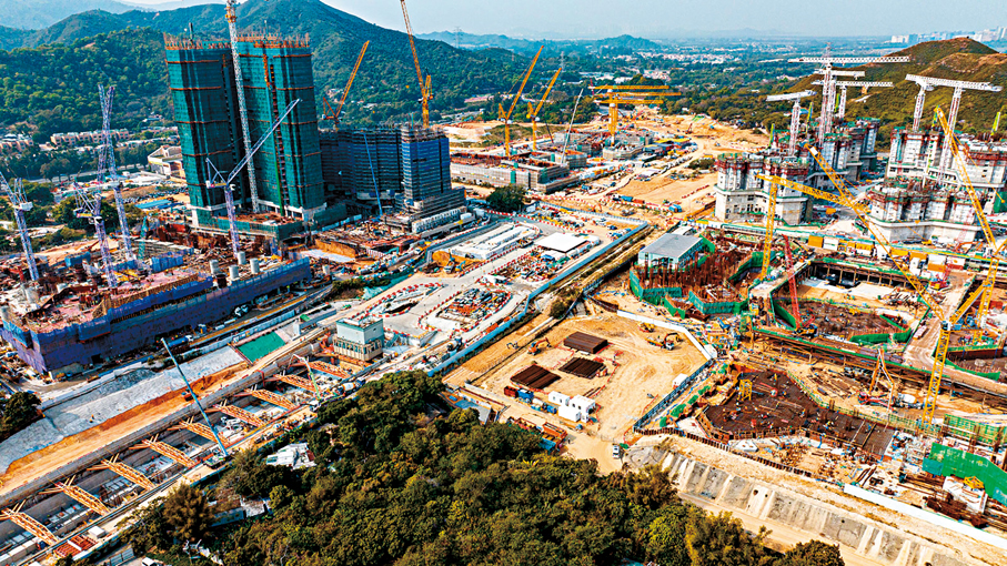 ●古洞北除提供政府辦公室及社區設施外，更會打造成一個全新的文娛樞紐。 資料圖片