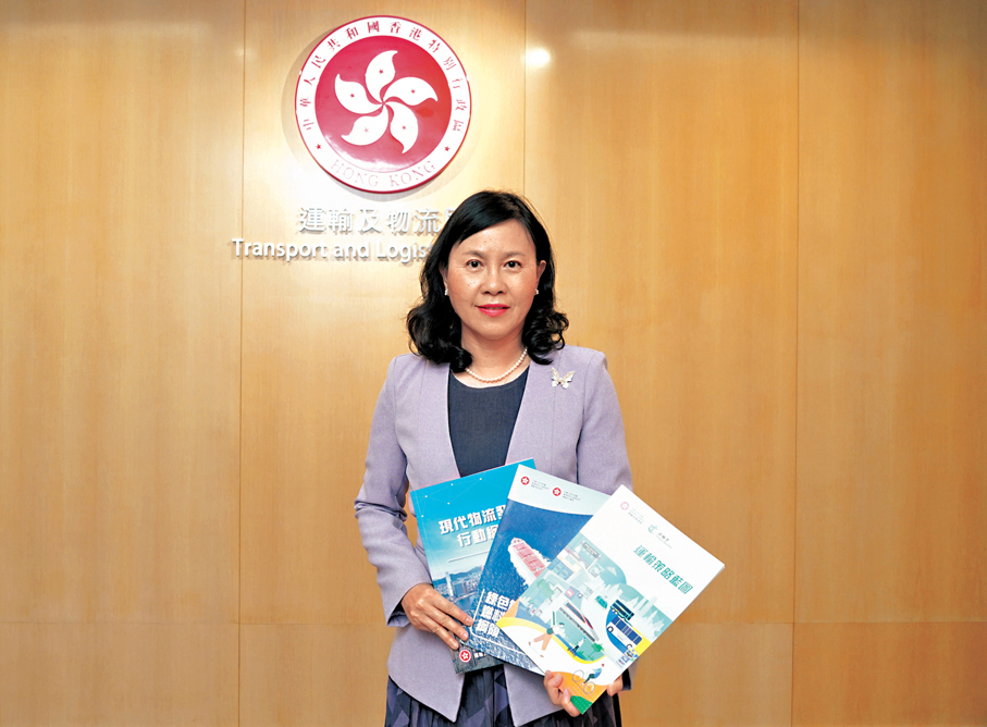 ●陳美寶指出，無人化進展以機場島最快，預計下月開展載人測試。 香港文匯報記者曾興偉 攝