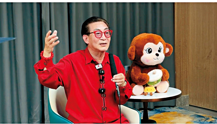 ●六小齡童以《良師益友》回望來路。 記者劉蕊 攝