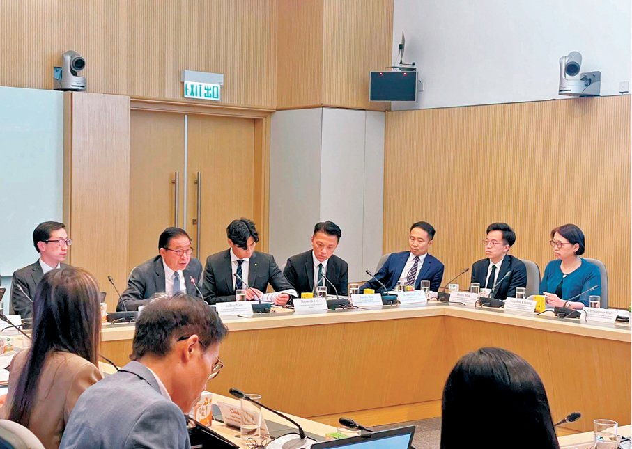 ●洪水橋產業園有限公司日前召開首次董事局會議。 發展局Facebook圖片