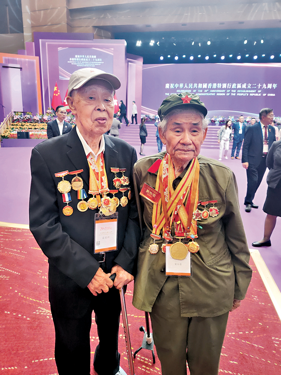 ●羅競輝（左）、劉怡榮（右）。香港文匯報記者嚴鍇華 攝
