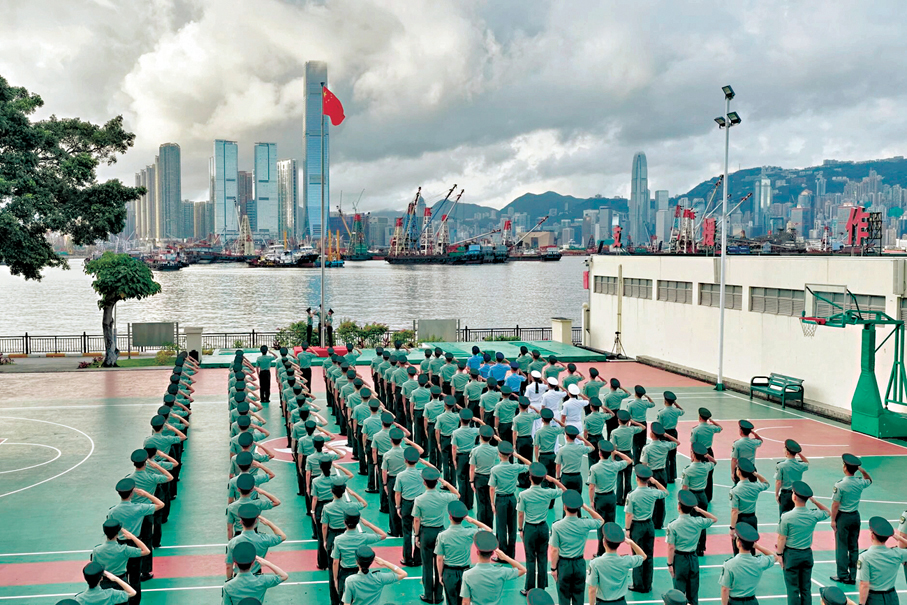 解放軍駐香港部隊微信公眾號圖片