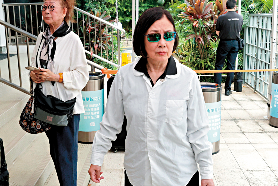 ●汪明荃曾感激鍾景輝教戲。香港文匯報記者北山彥 攝