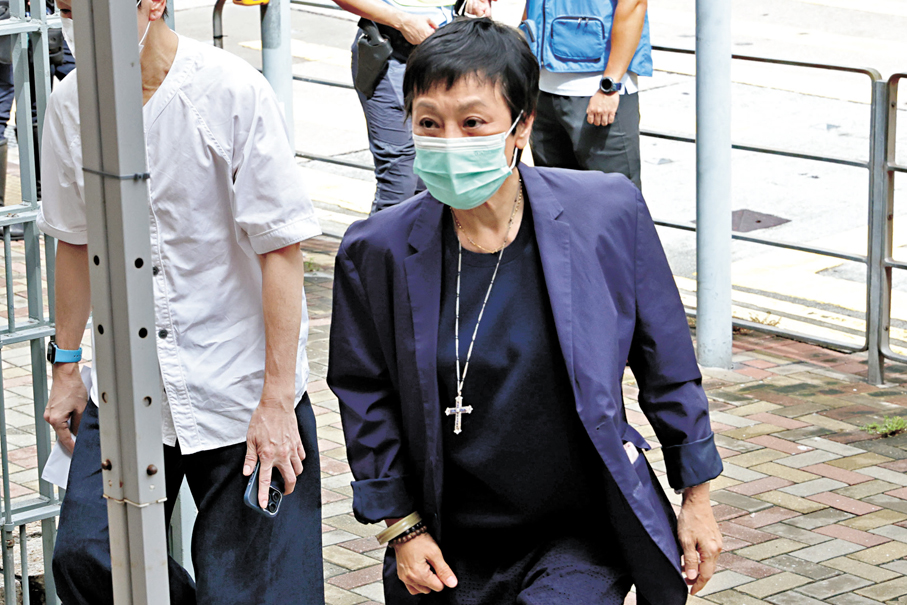 ●張艾嘉現身致哀。香港文匯報記者北山彥 攝