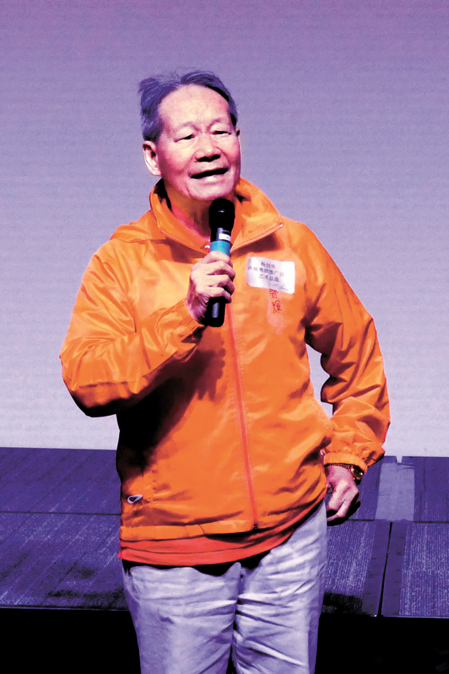●「聲輝」靈魂人物楊劍華師公。