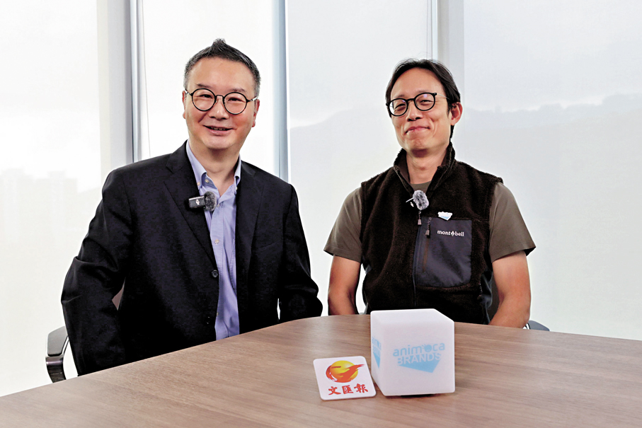 ●蕭逸接受香港文匯報《經湋論》主持陳湋銘獨家專訪。香港文匯報記者北山彥  攝