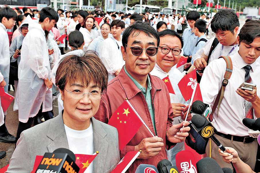 ●方國珊期望日後相關活動可延長交流時間。香港文匯報記者黃艾力  攝