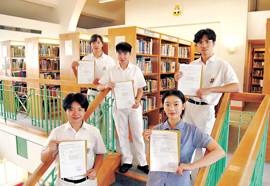 ●聖士提反書院IB狀元。香港文匯報記者曾興偉 攝