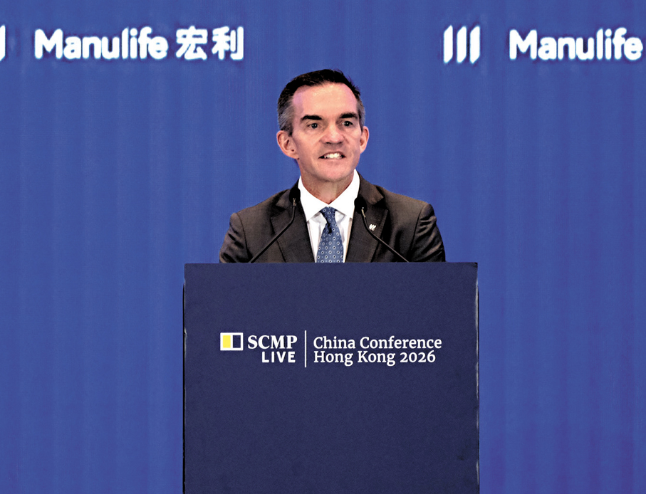 ●宏利亞洲總裁兼首席執行官Steve Finch。  香港文匯報記者涂穴  攝