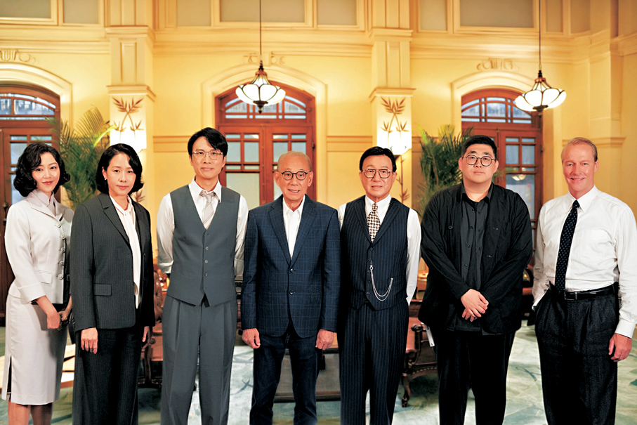 ●楊受成(中)對《一九七一》這部新作充滿信心。