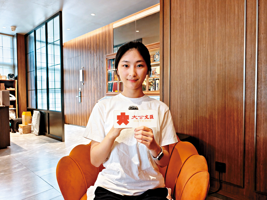 ●「汽修女孩」古慧晶    香港文匯報記者胡永愛  攝