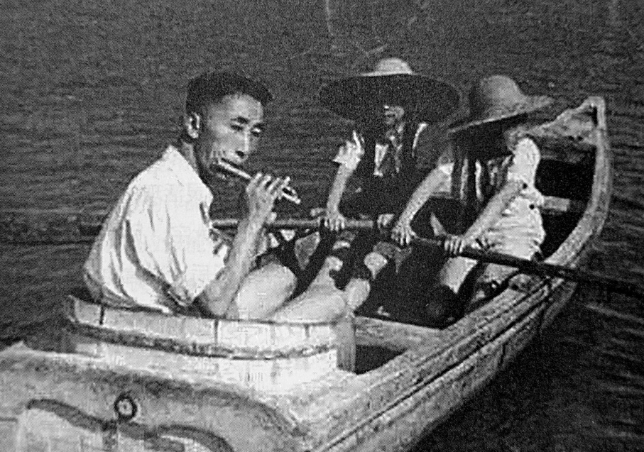 ●劉熾在采風中。