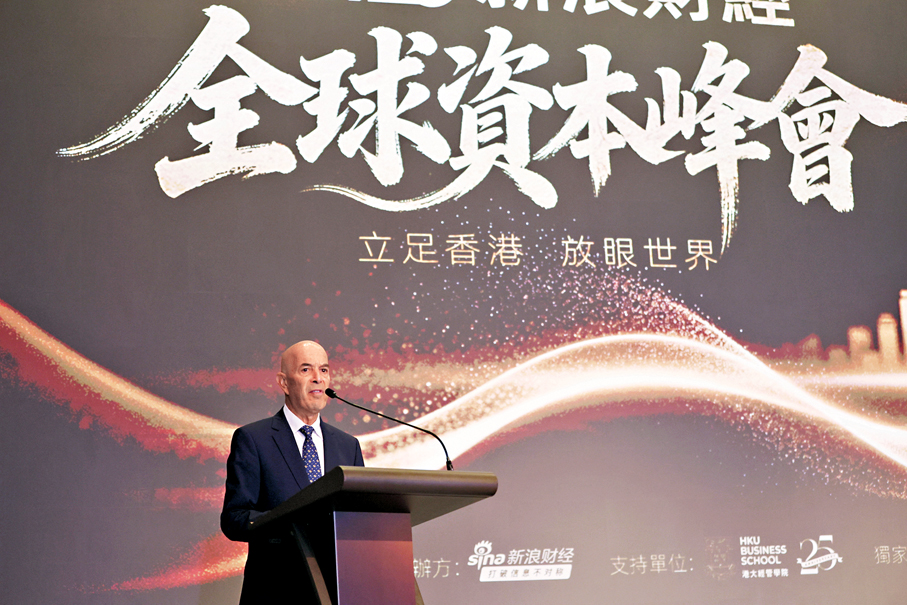 ●世界銀行前副行長、牛津大學教授Ian Goldin 香港文匯報記者莫雪芝  攝