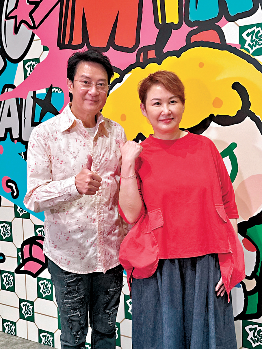 ●劉錫明和湯寶如昨日現身動漫節傳媒優先預覽日。香港文匯報記者子棠 攝