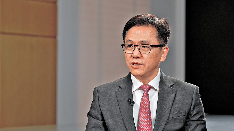 ●孫東表示，「十五五」規劃重點提及的具身智能，是香港重點發力的優勢領域。  港台供圖
