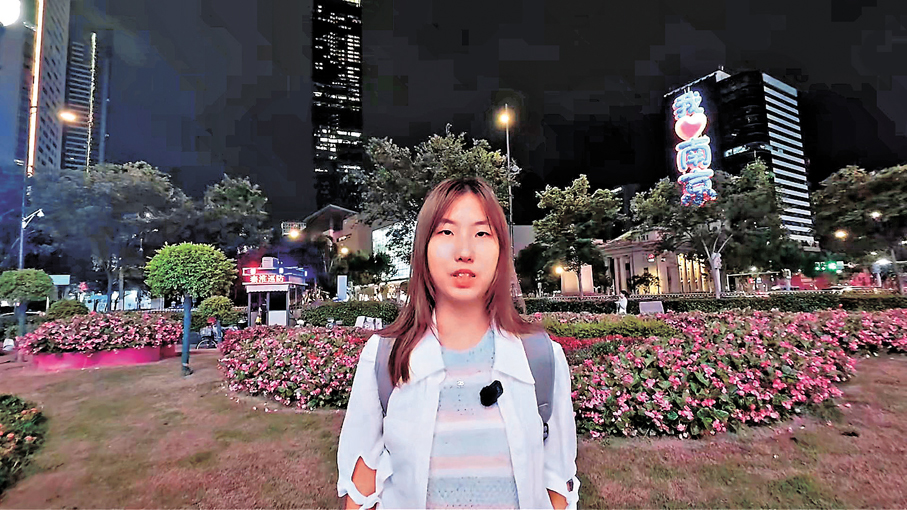 ●港生蘇倫。香港文匯報記者賀鵬飛 攝
