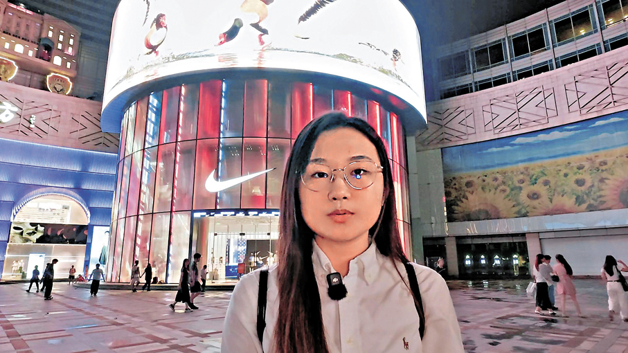 ●港生焦暘。香港文匯報記者賀鵬飛 攝