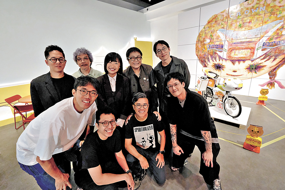 ●展覽匯聚9位本地跨領域藝術家，展開一場古今交融的藝術實驗。香港文匯報記者涂穴  攝