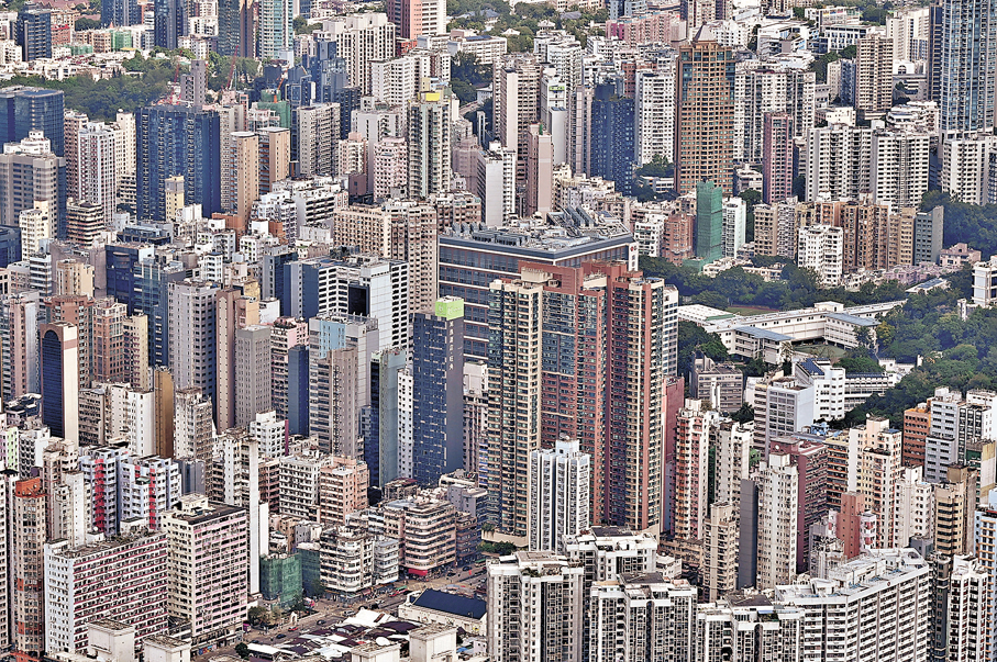 ●香港私人住宅售價指數連升13個月，有分析指出，樓市或進入整固期。 中新社